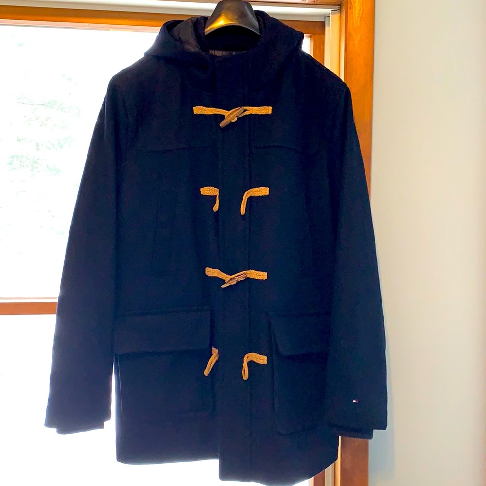 Tommy Hilfiger Navy Men’s Wool Coat